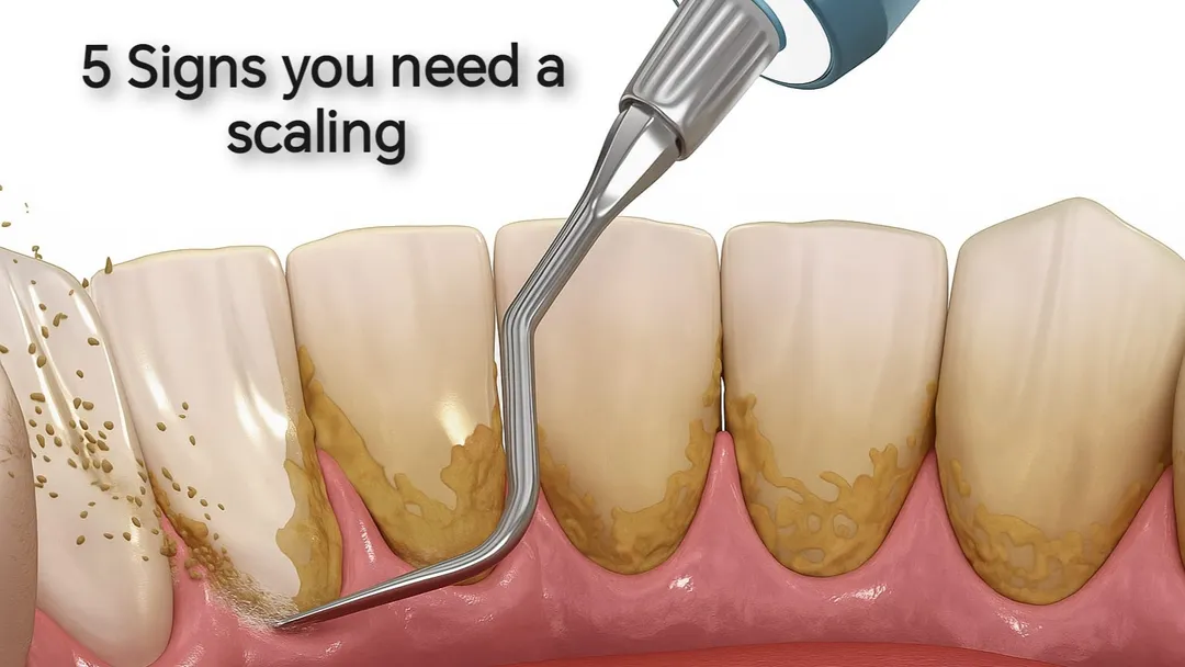 5 SIGNS YOU NEED A DENTAL SCALING