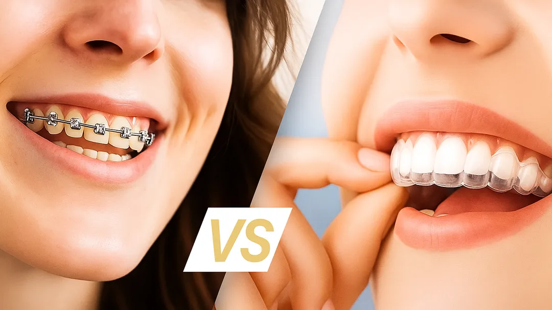 Clear aligners vs traditional braces