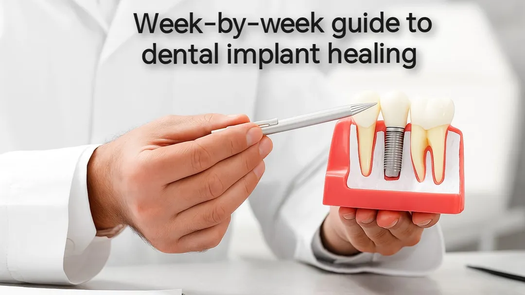 WEEK BY WEEK GUIDE TO DENTAL IMPLANT HEALING